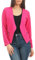 Malito Blazer sous Basic-Look avec Fermeture-éclair Costume 6040 Femme (XXL, Rose Fuchsia)