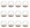 12PCS Housse de Chaise Table Antidérapant Silicone Embouts de Chaise Pieds Protecteur pour Jambes de Meubles Rondes et Carrés Sol Antidérapant 32mm-37mm