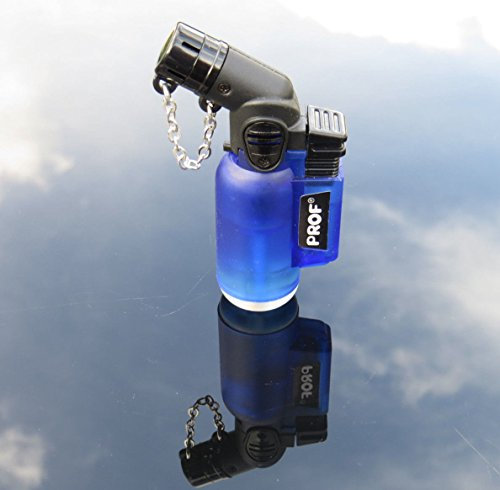 Briquet tempête à flamme turbo coudée - Couleur : rouge, vert, noir, bleu, orange