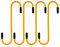 UTSAUTO 4 Pcs Brake Caliper Hangers Brake Caliper Hooks with Rubber Caps for Reduce Suspension Work Damage to Brake Hoses