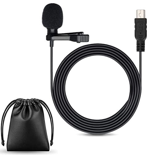 VBESTLIFE Mini USB Microfono, Mini Microfono Stereo Esterno USB Microfono Professionale con Clip per 3/3+ / 4