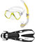 Mares Wahoo + Volo One Schnorchelset (gelb-weiß, S/M (35-38))