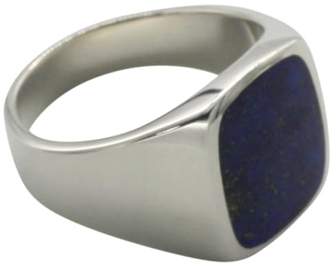 Feiner Siegelring aus 925er Silber mit Lapislazuli