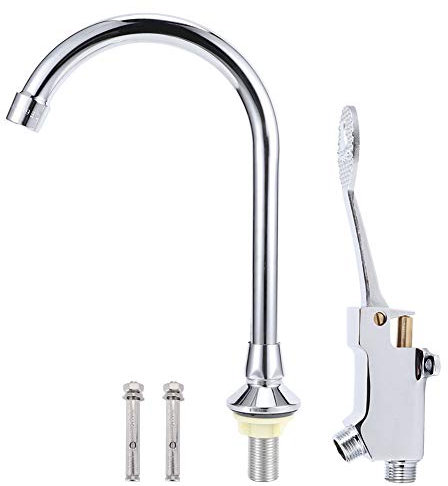 Pedale a pedale con filettatura G1 / 2 in singolo rubinetto freddo per fabbriche di ospedali e scuole domestiche