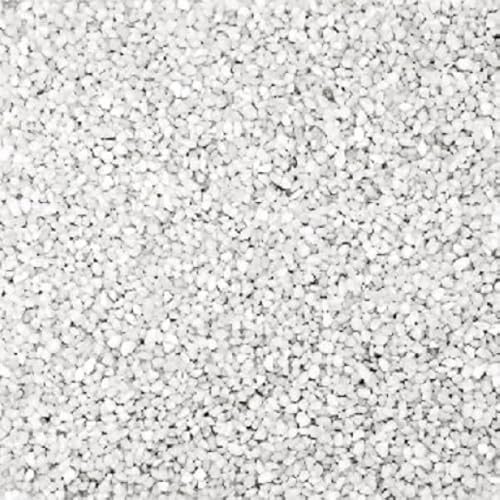 naninoa PERLKIES (Bunter grobkörniger Dekosand, Farbsand) 0,5 kg farbige kleine Steine. Farbe: Weiß, Weiss