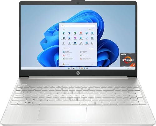 HP 15s-eq2120ns - Ordenador Portátil de 15.6 Full HD (AMD Ryzen 7 5700U, 16GB RAM, 1TB SSD, AMD Radeon Graphics, Windows 11 Home) Plata - Teclado QWERTY Español
