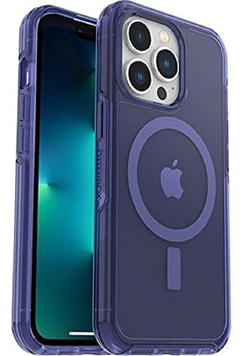 OtterBox iPhone 13 Pro Symmetry Series+ Case - Feelin Blue, Ultra-Sleek, Snaps to MagSafe, Raised Edges Protect Camera & Screen