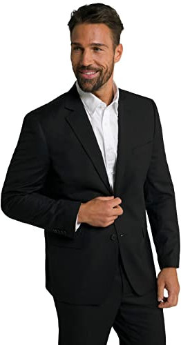 JP 1880 Herren große Größen Übergrößen Menswear L-8XL Anzug KELTO, 2-TLG, Business, FLEXNAMIC®, bis Gr. 72/36 schwarz 68 806497100-68