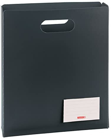 NEU BRUNNEN Heftbox DIN A4, offen, anthrazit