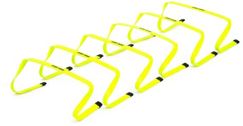 Sport-Thieme Hürden-Set Flexi | Stabil, biegsam und wiederaufrichtend | Für Fußball, Functional Training u. Teamsport | Set mit verschiedenen Höhen | Für Schulen, Vereine, Fitnesseinrichtungen