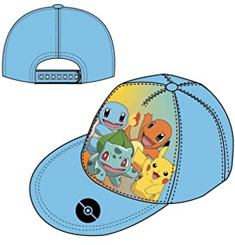 fashion uk Pokemon Cap Basecap Kappe Baseball (as3, Numeric, Numeric_56, hellblau)