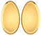 2 Pcs Olive Shaped Large Gold Stainless Steel Tray - Versatile Organiser for Jewellery, Makeup, Candle & Display - Ideal for Dressing Table, Coffee Table & Champagne tray - Spacious 32cm x 24cm