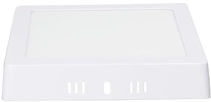 LumenTEC Aufbauspot LED Panel, LED Deckenleuchte 18W Quadratisch 1200LM + Transformator, 3000K 230V (18W WARMWEISS)