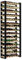 Lenmar Serie RW Weinregal aus Holz für Flaschen, LOFT, Flaschen, Wein, Flaschenregal, Kellerregal, Regale, Flaschenhalter, Weinständer … (LOFT 90, 204 x 74 x 27, 90 Flaschen)