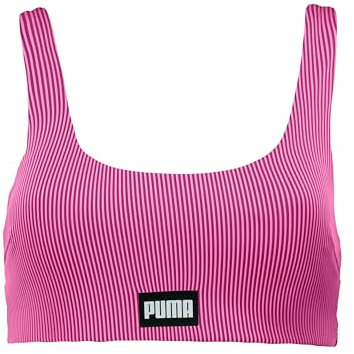 Puma Damen Short Tee-Shirt, Rosa/Schwarz, M