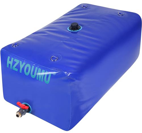 HZYOUMU Wassertank 500L/130G Wasserblase Aufbewahrungsbehälter Faltbar Tragbar Große Kapazität Weiche Wassertasche Geeignet für Outdoor Leicht Zu Transportieren, YMSD500