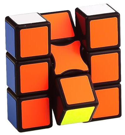 1 Stück 1 * 3 * 3 Würfelspielzeug, Stressabbau-Spielzeug, Verwandelnder Würfel, Mini-Würfelspielzeug, Denksportaufgabe, Geeignet Für Kinder Und Erwachsene (Schwarz)