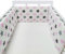 Evimstil Baby Bettumrandung Nestchen Babybett Umrandung Bettumrandung Babybett, Umrandung Babybett, Babybett Umrandungen, Nestchen Babybett Kinderbett Umrandung, Größe: ca. 30x200cm R