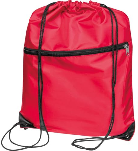 Gymbag / Sportbeutel / Turnbeutel aus RPET / Farbe: rot