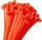 HORZEFIX Kabelbinder 100 Stück orange lang uv beständig Universalbinder 2,5/3,6/4,8/7,6 breit (4,8 x 300 mm)