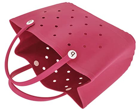 Yosoo Robuste multifunktionale Strandtasche mit rundem Loch Design Große Kapazität Einkaufstasche Sicheres EVA Material für die Familie