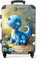 NoBoringSuitcases.com Kinderkoffer, Kinder Koffer, Koffer Groß, Koffer Kinder, TSA Schloss, Kinder Koffer mit Rollen, Koffer Leicht Groß, Koffer Mittelgroß (Junger Dino - Hellblau, 67 cm - 72 L)