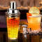 Wikimo Cocktail Shaker, 400ml Cocktail Glas Mixer, Barkeeper Messbecher Shaker bedruckt mit 6 Rezepte Professionelle Barkeeper Bar Cocktail Zubehör Geschenk für Frauen Männer Anfänger