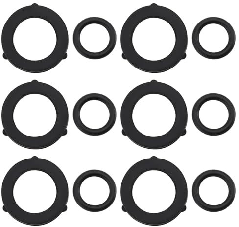 Be In Your Mind 30pcs O Rings Tap Connector Washers Spare Parts Kit for Tap Connector Nozzle Gun Connections Hose Fitting Compatible with Hozelock Accessories