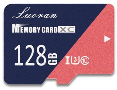 Luoran Carte mémoire 128 Go pour lecteurs MP3