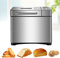 Automatische Brotbackautomat 19 Programme Edelstahl Brotbackmaschine Nuss Spender Brotbackautomaten Frucht-Nuss-Spender Für Backen von Kuchen Brot Joghurt Reis Marmelade Teig usw 650W 220V Silber