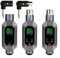 Micrófono inalámbrico Transmisor de audio y sistema receptor adaptador de micrófono XLR enchufable para micrófono dinámico, mezclador de audio, sistema PA, G6 (1 en 2)