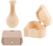 IWOWHERO 3St schmuckschatulle aus holz Vasen selber machen unfertige Schmuckschatullen antikes kinder holzspielzeug holzspielsachen DIY-Boxen schmuckschatullen selber machen