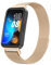 Bracelet AK Compatible avec Huawei Band 8 & Band 9 - Bracelet en Métal Or Rose - Sangle en Acier Inoxydable avec Boucle Magnétique