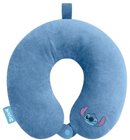 Disney Stitch Reise Nackenkissen, Memory Schaum Nackenkissen, Reisekissen, Verstellbares Design, Geschenk für Kinder und Jugendliche