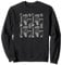 Blueprint Illustrations of Classic Piano Graphic Sweatshirt