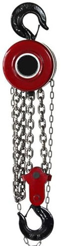 Manual Chain Hoist 0.5t 6m for Garages Warehouse - Mini Hand Chain Hoist with Heavy Duty Pulley, Hooks, Chain Fall - Manual Chain Block Hoist for Lifting