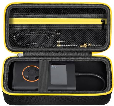 Case Compatible with Fanttik X9 Pro Portable Tyre Laser for Motorcycle, Also for Xiaomi Electric Air Compressor 2/1S, Inflate Bike Pump Box Hold Air Tube (Bag Only)