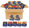 St MAMET | Assortiment de 50 Barquettes de Pâte à tartiner Noisette, Confiture de Fraise, Pêche, Abricot, Prune et Gelée de Groseille | Portions individuelles pour varier les plaisirs