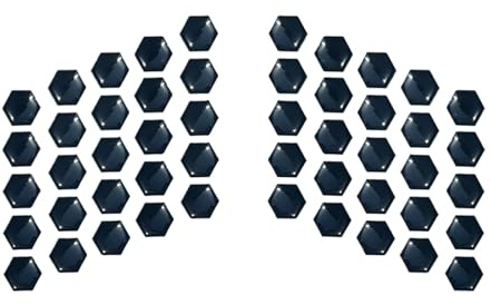 Motorrad Tankpad – 2Pcs Rutschfester Motorcycle Side Knee Grip | Langlebiger Motorräder Tank Schutz Aufkleber | 3D-Hexagonale Hochwertige Motorrad Folien Für Optimalen Schutz