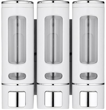 Duschseifespender - ABS 3 Kammer -Shampoo Und Conditioner -Dispenser Wand