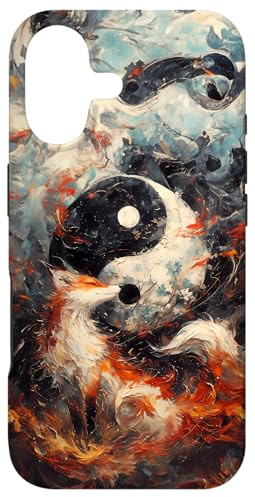 Hülle für iPhone 17 Japanischer Kitsune Ninetail Fuchs Yin und Yang