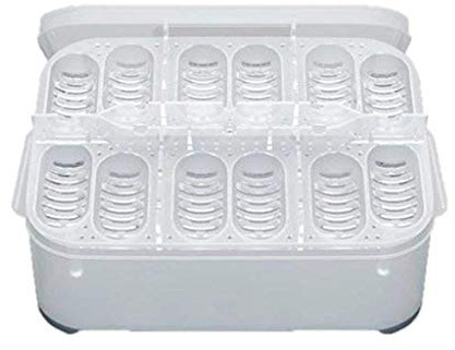 OMEM Reptile Breeding Box, Reptile Egg Incubators, Hatchery Box, for Hatching Gecko, Lizards, Lions Mane, Reptiles (Thermometer, Transparent Box)