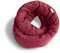 Huzi Design Infinity Pillow - Reisekissen Nackenkissen Ideal für Reise Büro Entwurf Weiches Nackenstützkissen (Burgund)