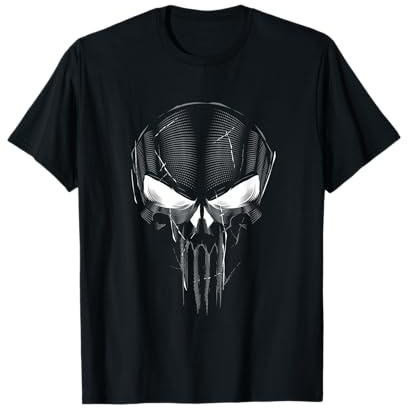 Marvel The Punisher Skull Glowing Eyes T-Shirt