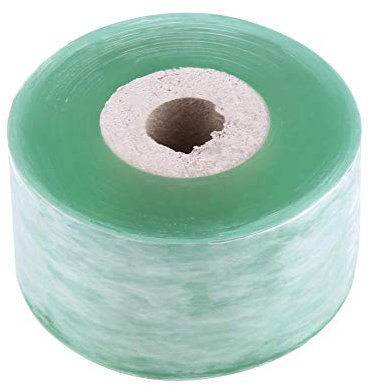 Pfropfband PVC Obstbaum Veredelungsband Gartenschere Feuchtigkeitsschutz dehnbar Klar Bio-abbaubar auch für Baumaterialien, Schrauben, 3 cm x 100 m