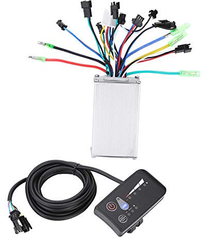 SolUptanisu Controller Kit 24V,250W/350W 24V 36V 48V wasserdichte elektrischer Fahrrad E Bike Roller Bürstenloser Controller mit LED Anzeigetafel Controller 24v 250w e Motor für