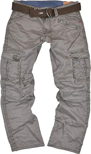 Timezone Herren Cargo Hose Benito 4175 Dusty Olive (W34/L34)