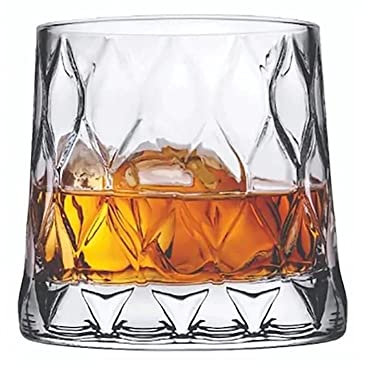 Pasabahce Leafy Old Fashioned Glasses 11.25oz / 320ml, P420194-00000-B01006, Pack of 6