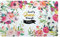 Frühstücksbrettchen Saved by Grace through Faith im Vintage Blumen Muster mit goldenen Details