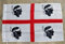 bandiera Sarda Gigante 120 X 180 CM 4 Mori Bianca Sardegna sarda 100% Polyester